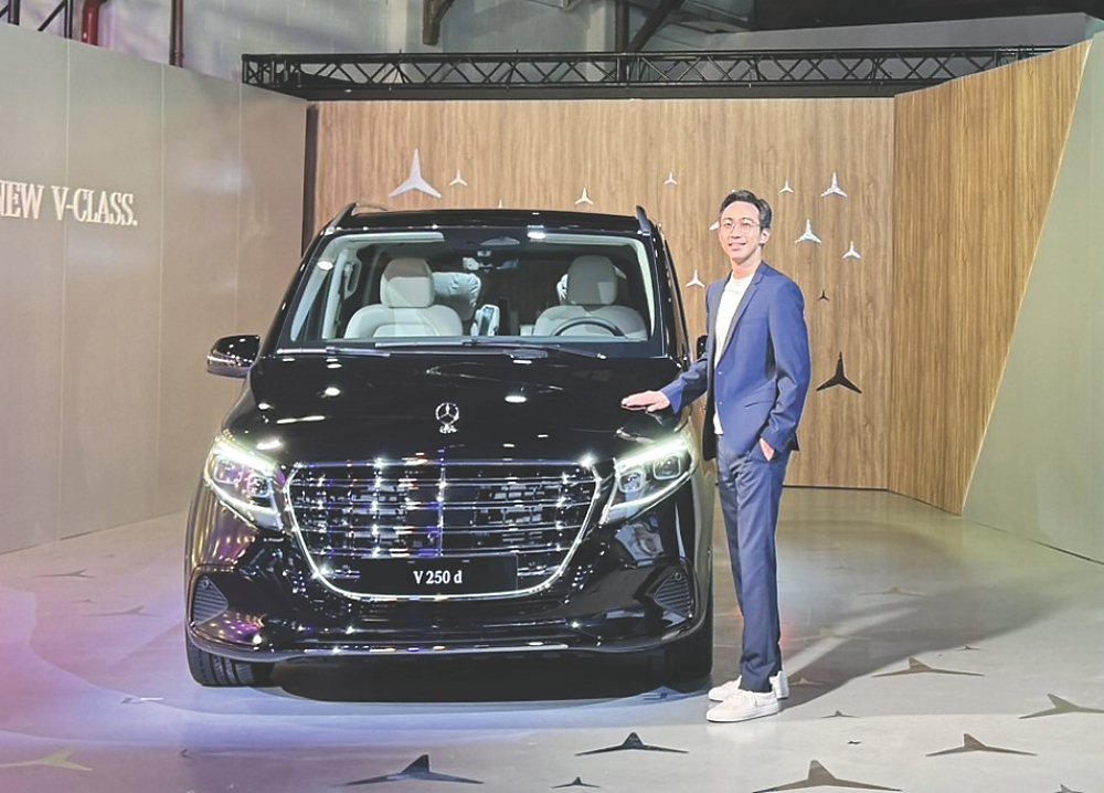 台灣賓士總裁金恩中出席全新V-Class上市發表會。圖/陳慜蔚 image